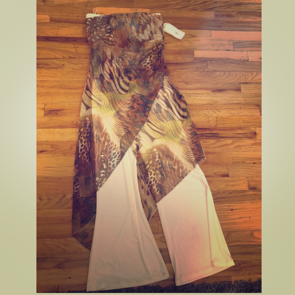 Animal Tube dress with pants